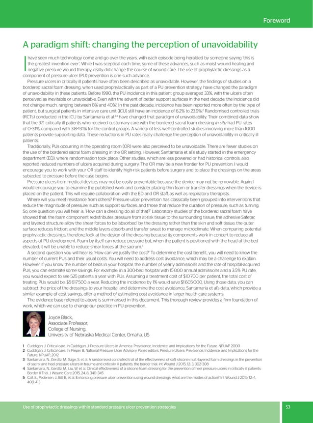 Role of multilayer foam dressings with Safetac in the prevention of