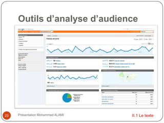 II.3.c vidéo promotionnelleIII. Conclusion7Présentation Mohammed ALAMII.1 Internet au Québec et haut débit