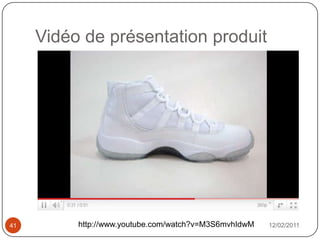 II.3.a  la vidéo de présentation produit