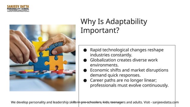 Role of Adaptability in Professional Life | PPT