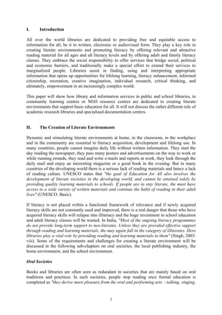 Part 1: The Role Of Libraries In People’S Lives And Communities – EOBAUS