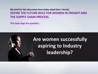 Role of women in the supply chain | PDF