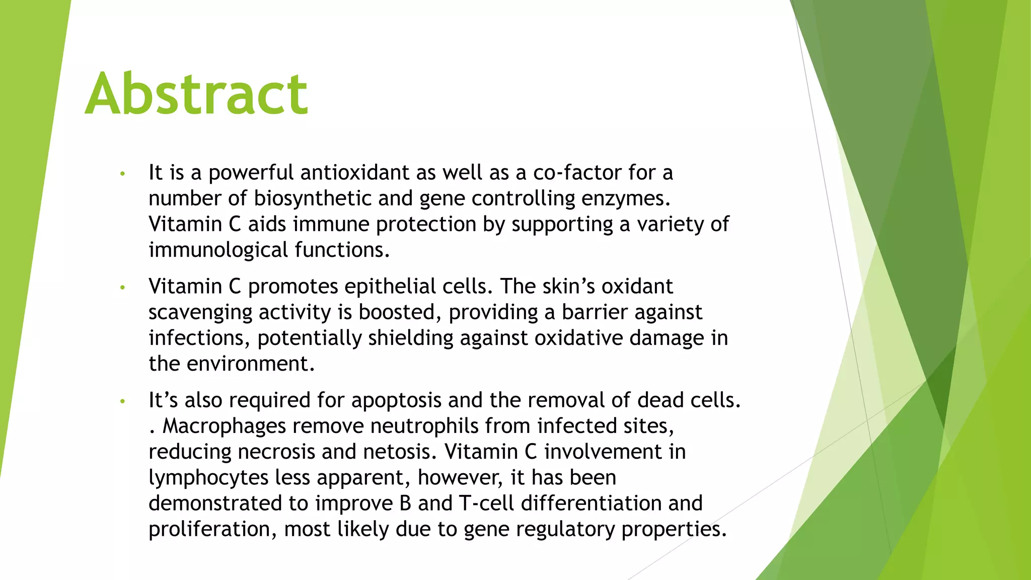 Role of Vitamin C in immune system.pptx