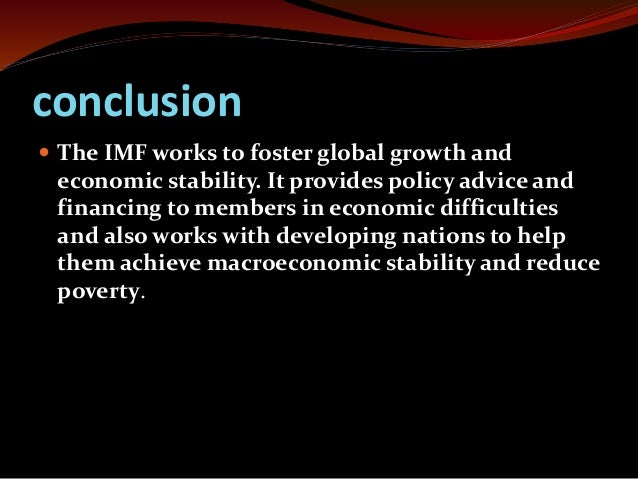role and function of imf how the imf works