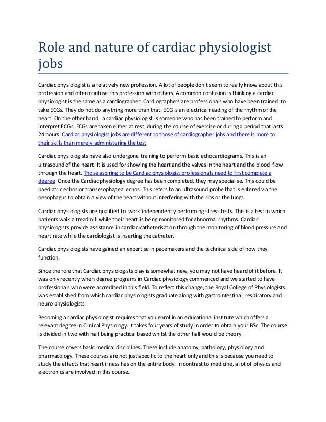 Anatomy And Physiology Jobs