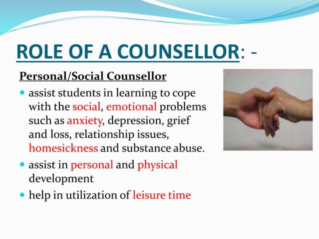 ROLE AND PREPRATION OF COUNSELLOR | PPTX