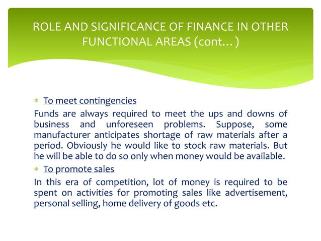 role-and-significance-of-finance-in-other-functional-areas