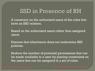 Role based access control - RBAC | PPT