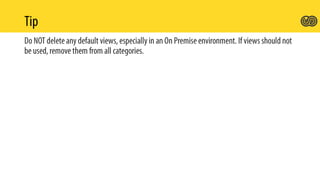 Role based views in Project and Resource Center