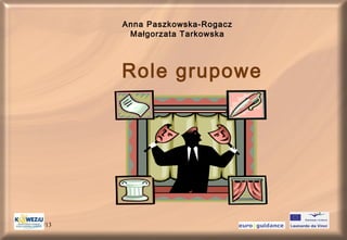 Anna Paszkowska-Rogacz
Małgorzata Tarkowska

Role grupowe

12/10/13

 