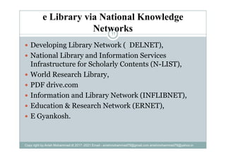 Role & importance of libraries in academic excellence for stakeholders ...