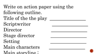ROLES IN A STAGE PRODUCTION in arts.pptx