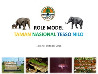 Jakarta, Oktober 2018
ROLE MODEL
TAMAN NASIONAL TESSO NILO
 