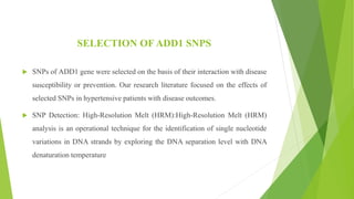 ROLE OF ADD1 GENE IN HYPERTENSIVE PATIENTS.pptx