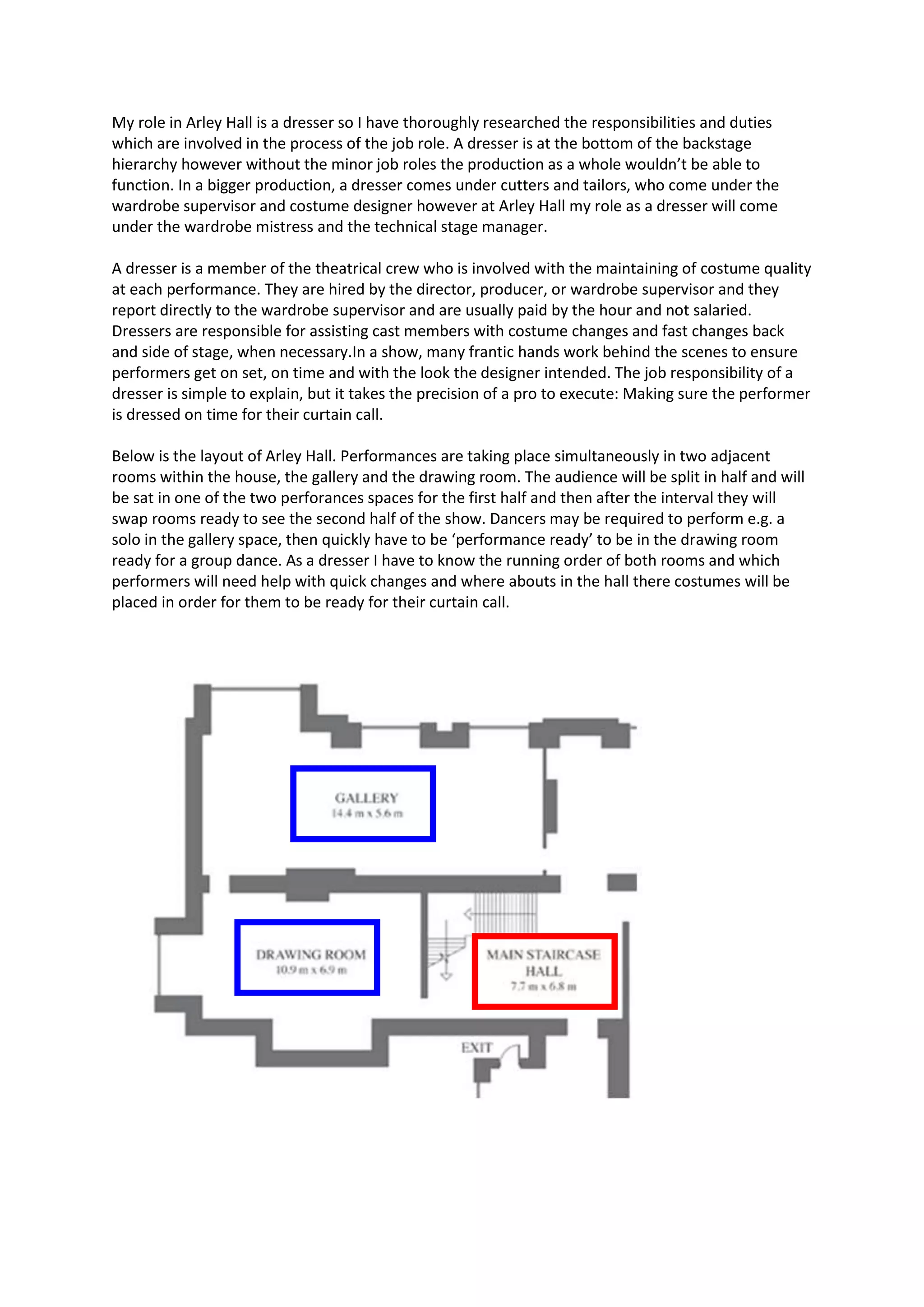 Role of a dresser essay PDF