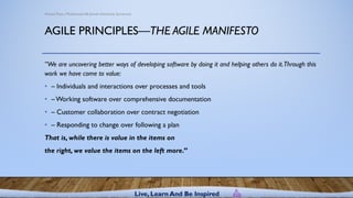 Role of agile in designing 1