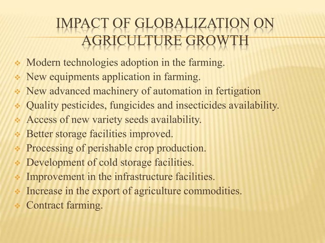Role of agriculture in economic development | PPTX