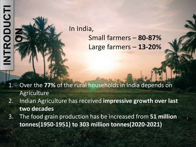 Role of agriculture in Indian economy | PPTX
