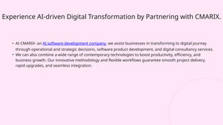 Role of AI in Digital Transformation Capabilities and Benefits.pptx