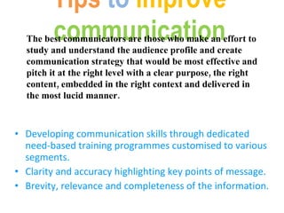 Role Of A Manager In Communication