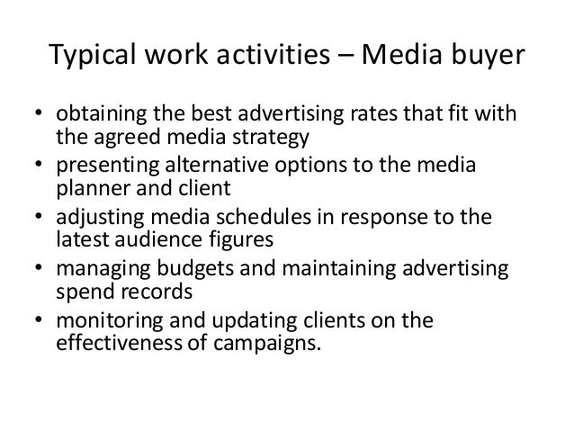Role Of A Media Planner