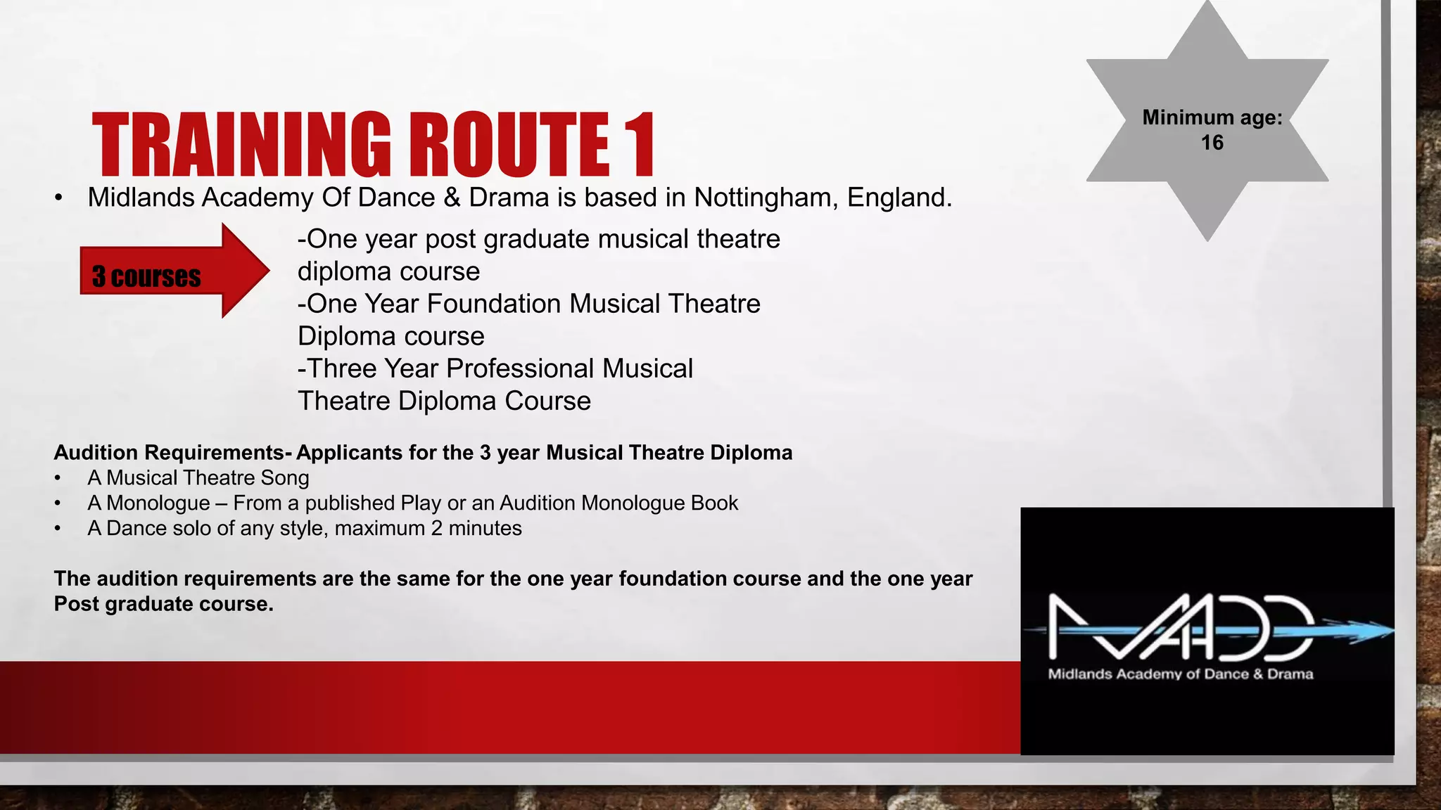 Role Of A Musical Theatre Performer Final PPT Role Of A Musical Theatre Performer Final PPT