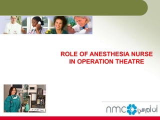 Role Of Anesthesia Nurse In Operation Theatre