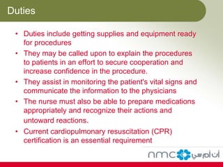 Role Of Anesthesia Nurse In Operation Theatre