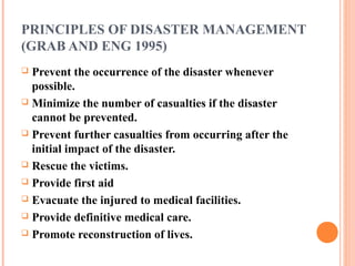 Role Of A Nurse In Disaster Management
