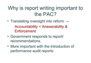 Role of a PAC Clerk | PPT