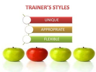 UNIQUE

APPROPRIATE

 FLEXIBLE
 