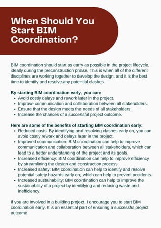 Role of BIM Coordination in Preventing Construction Delays | PDF