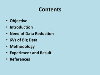 Role of Biometric in Reducing the Size of Big Data | PPT