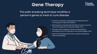 Role of biotechnology in healthcare | PPTX