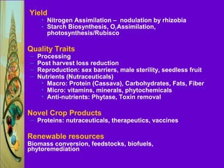 Role of biotechnology - gene silencing in plant disease control | PPT