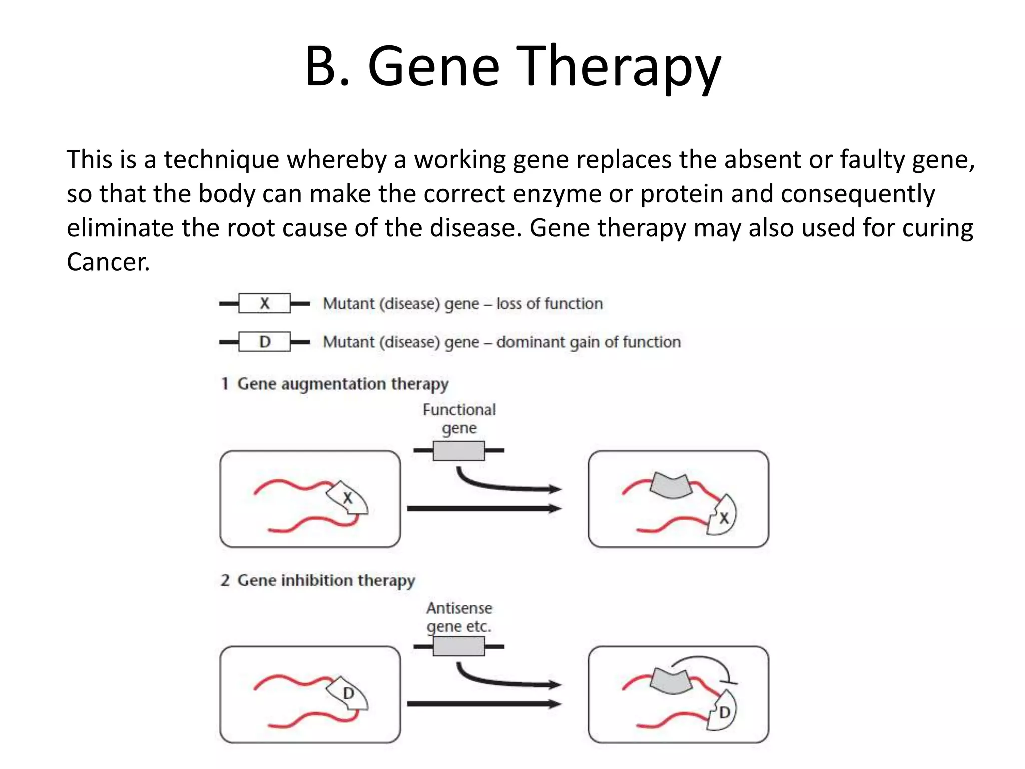 Role of biotechnology in the management of disease | PPTX