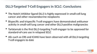 Role of BiTE (TARLATAMAB ) in extensive stage small cell lung cancer .pptx