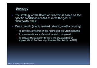 Role Of The Board Of Directors