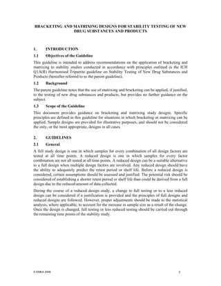 Role of bracketing & matrixing during stability study | PDF