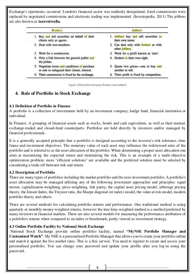 Role of broker, sub broker, jobbers in stock market