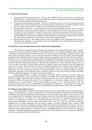 Role of building information modelling bim in quantity surveying ...
