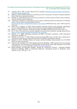Role of building information modelling bim in quantity surveying ...