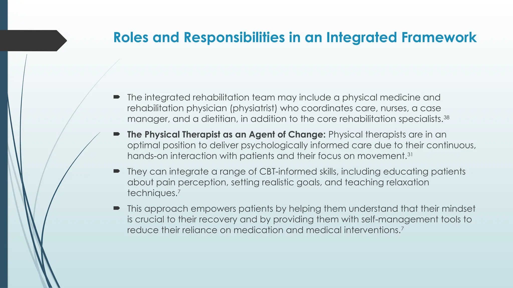 Role of Cognitive Behavioral Therapy in orthopedic Rehabilitation.pptx