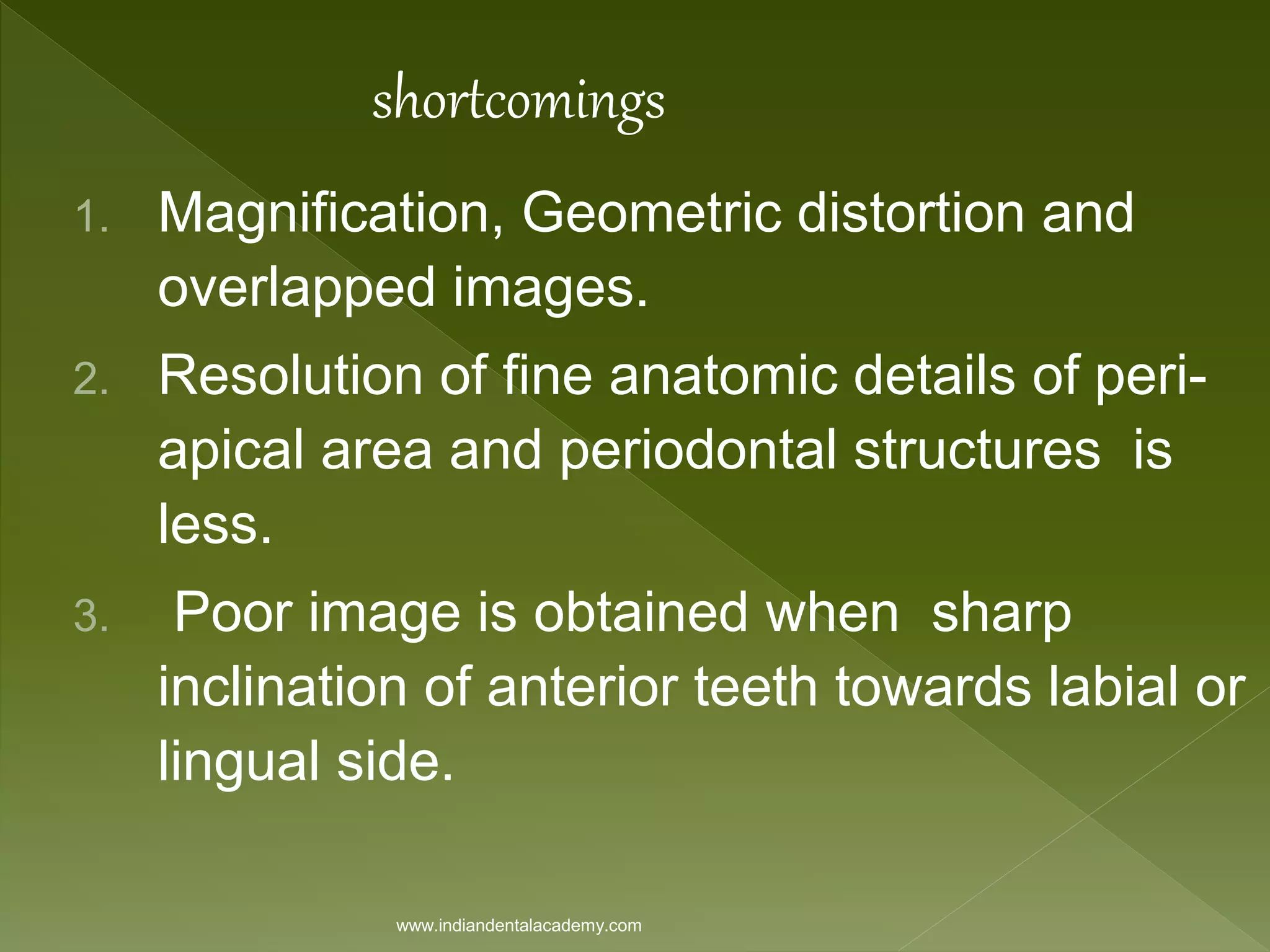 Role of cephalometry and panoramic radiographs in orthodontics. | PPTX