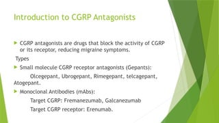 Role of CGRP Antagonists in the Pharmacotherapy of-Migraine.pptx