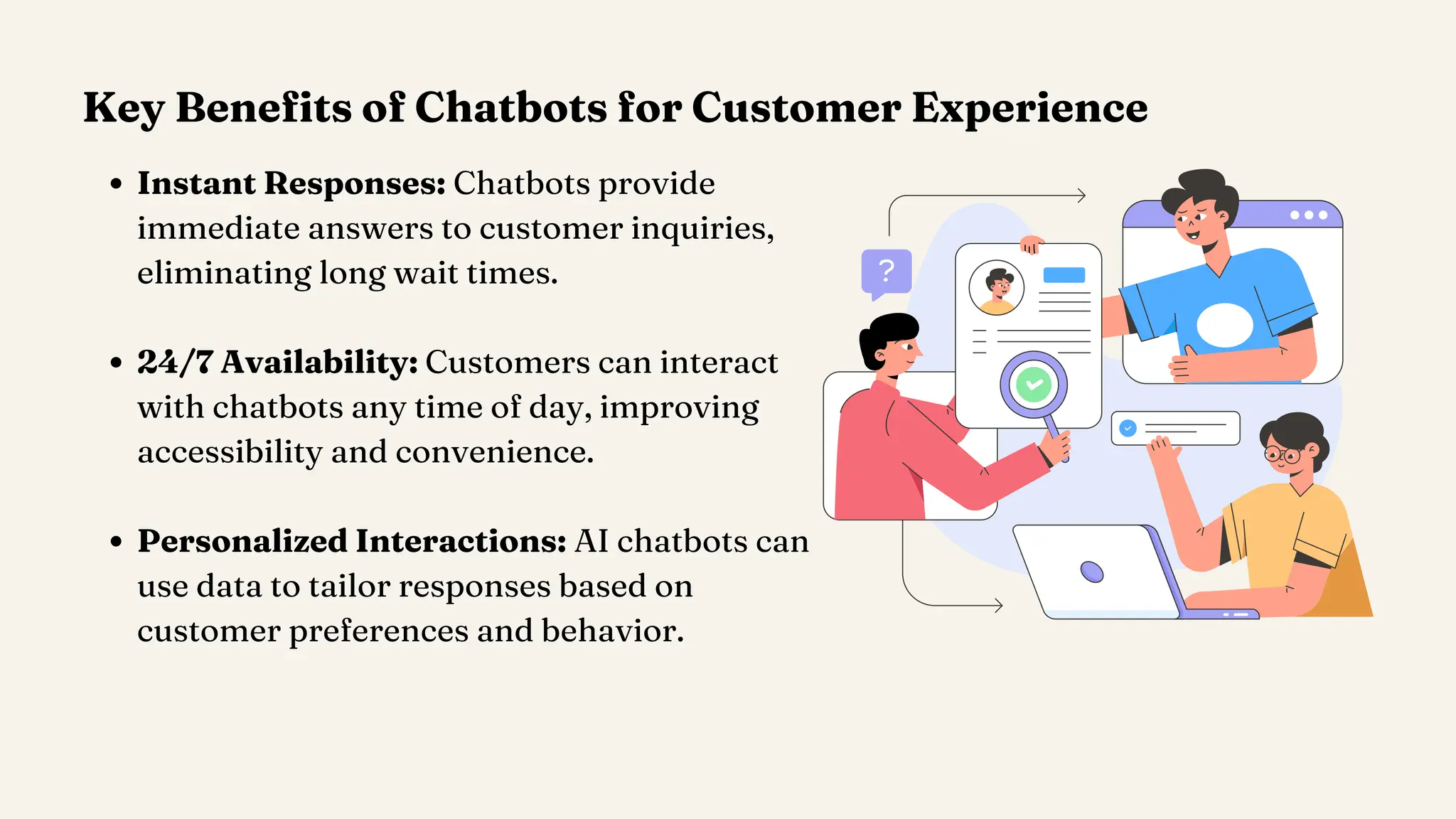 Role Of Chatbots In Improving Customer Experience Pdf Artificial
