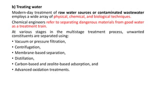 Role of chemical engineer in environment | PPTX