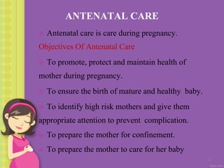Role of community health nurse in maternal and child health care | PPT