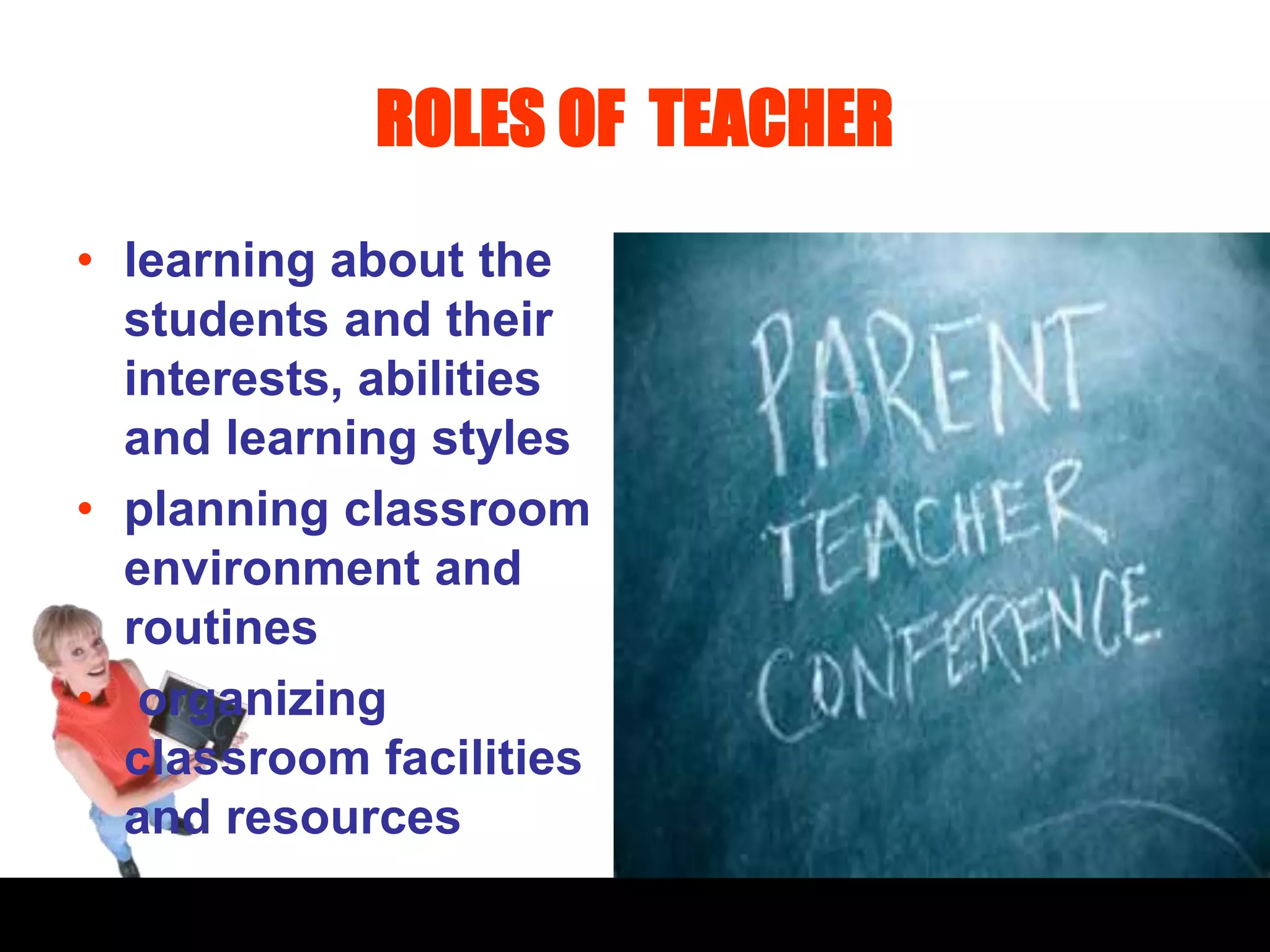 Role of classroom teacher in guidance | PPT