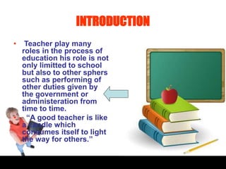 Role of classroom teacher in guidance | PPT